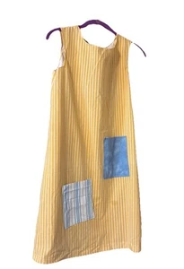 Vestido/disfraz huérfano Annie juegos. Talla 12 Casero. parches Ye/LISTO PARA ENVIAR - Imagen 1 de 2