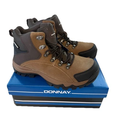 Donnay Wildleder wasserdichte Wanderschuhe braun Herren Größe UK 7