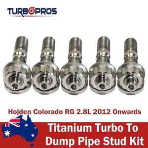 Titanium Turbo To Dump Pipe Stud Kit For Holden Colorado RG 2.8L 2012 Onwards - Picture 1 of 4