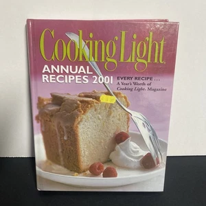 Cooking Light Annual Recipes 2001 Hardcover Cookbook Oxmoor House Healthy Meals - Imagen 1 de 3