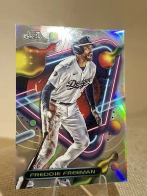2023 Topps Cosmic Chrome - Freddie Freeman #143 Nucleus Refractor - Image 1 of 2