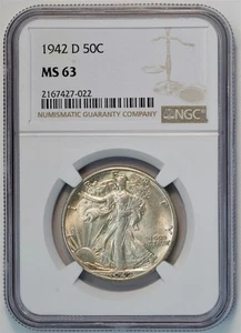 1934 D Peace Dollar AU 55 NGC $1 - Picture 1 of 4