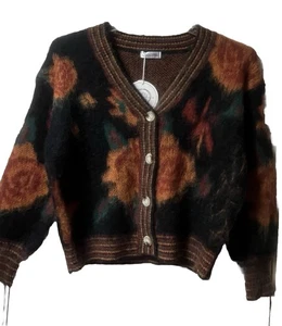 Salty Crush ~ Women’s ~ Sweater ~ Large ~ Wool Blend ~ Cardigan - Picture 1 of 24