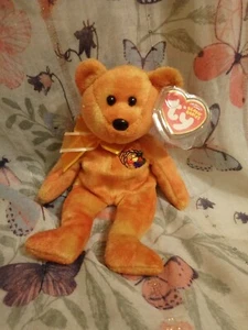 COSECHADORA DE OSO BEBÉ TY BEANIE - ACCIÓN DE GRACIAS con etiquetas y protector. 73 - Imagen 1 de 6