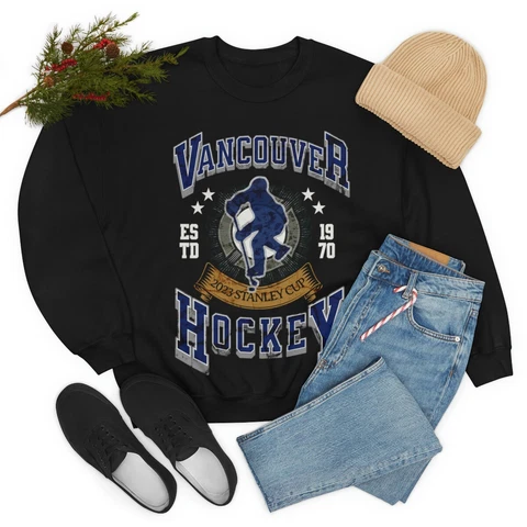 Vancouver Canucks Sweatshirt | Hockey Apparel | Hockey Gear Cover
