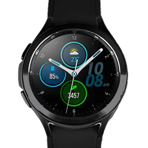 Samsung Galaxy Watch 4 Classic 42 mm Schwarz LTE Smartwatch *Wie Neu* DE Händler - Afbeelding 1 van 4