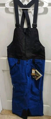 $594 Dakine Stoker Gore-tex 3L Baberos Para hombres Talla Mediana Azul Negro Esquí Nieve Pantalones Foto 1 de 4