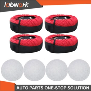 Labwork For 22“-31” Tyre Bags Tyre Package Of 4 Red With Black Handle 600d truck - Picture 1 of 18