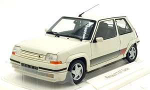 Norev 1/18 Scale Diecast 185206 - 1989 Renault 5 GT Turbo Ph2 - Panda White - Picture 1 of 5