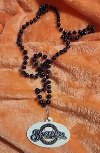 Milwaukee Brewers Plastic Beaded Necklace U.S. Cellular Promo Giveaway - Picture 1 of 3