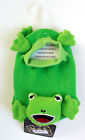 One pair of frog green baby toddler stretch booties one size fits most