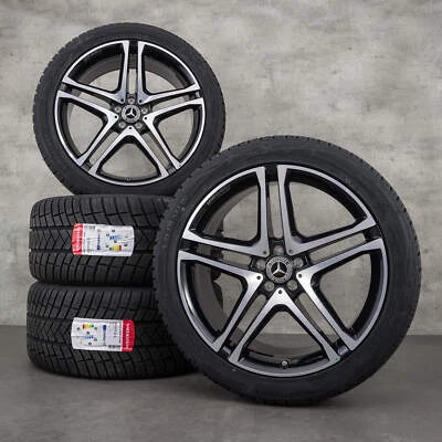 Mercedes GLE & 43 AMG Winterräder 22 Zoll C292 Felgen A2924013000 schwarz NEU - Bild 1 von 4