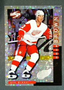 #13 Doug Brown 1997-98 Score Foil Platinum Team Detroit Red Wings