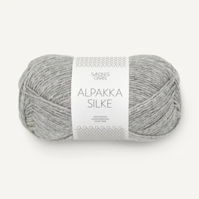 ALPAKKA SILKE von SANDNES GARN - GRÅMELERT (1042) - 50 g / ca. 200 m Wolle
