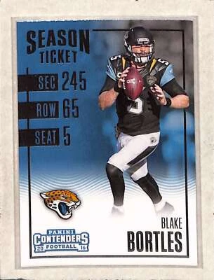 2016 PanIni Contenders #95 Blake Bortles  EX - Image 1 of 2