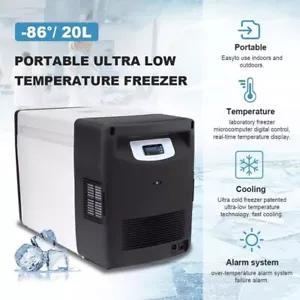 -86°C 20L Ultra-Low Temperature Freezer -112 °F Samples Lab Cryogenic Freezer - Picture 1 of 9