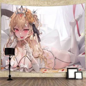 Sexy Prinzessin Anime Poster XXL Wandteppich Wandbehang Fototapete Gewebe Dorm - Bild 1 von 7