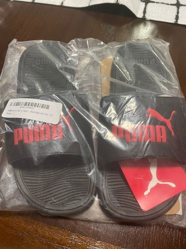 PUMA 37102302 Cool Cat Slide da uomo taglia 7 Nero