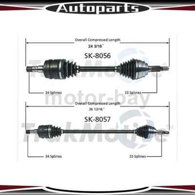 Conjunto de eje de eje delantero CV para Chevrolet Optra 2007 2006 2005 2004 Foto 1 de 3