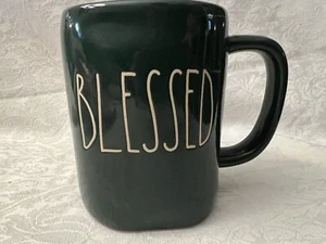 Rae Dunn BLESSED green mug - Picture 1 of 1