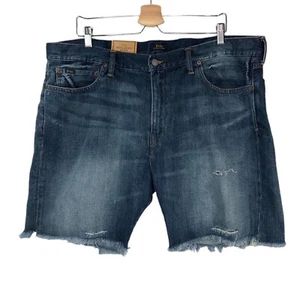 Polo Ralph Lauren Men’s Denim Shorts Sullivan Slim Fray Bottom Size 40 - Bild 1 von 8