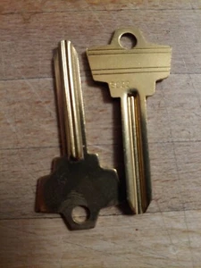 10 piezas NOS SC22 llaves en blanco sin cortar se adapta, Schlage, cerrajero, llavero, culata - Imagen 1 de 1