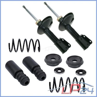 BESTPRICE 2X AMORTISSEUR+COUPELLE+KIT DE PROTECTION AVANT POUR RENAULT TWINGO 1 1993-2000