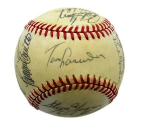 1979 Dodgers Team Signed by 20 ONL Baseball Sutton Lasorda HOF Garvey 190532 - Picture 1 of 6
