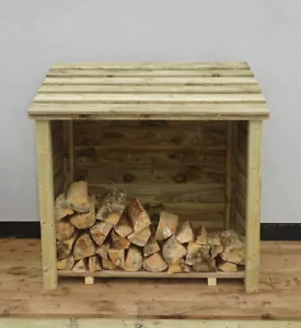 Large Log Store - Outdoor Garden Storage - Picture 1 of 6