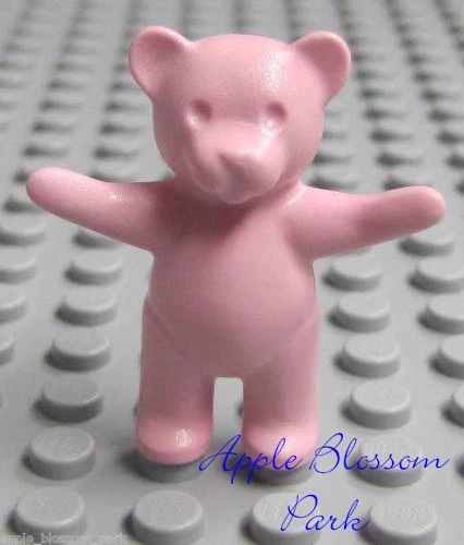 NUEVO Lego Friends OSO DE PELUCHE ROSA - Niña Niño Minifigura Belville Escala Juguete Animal Foto 1 de 1