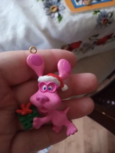 NEW Nickelodeon Blue's Clues Magenta Dog Puppy Small Ornament Figure - Bild 1 von 2