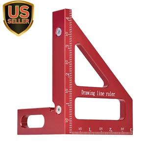 Imperial 3D Multi Angle Measuring Ruler, High Precision 45/90 Degree Woodwork... - Picture 1 of 1