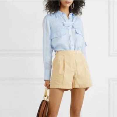 Pantalones Cortos Tory Burch Algodón Rayas en Buddy Rayas Talla 4 Foto 1 de 4