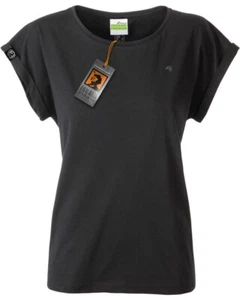 JAN 8005 Damen Fledermaus Bio-Baumwolle T-Shirt COMPANIEER Schwarz Organic ... - Bild 1 von 7