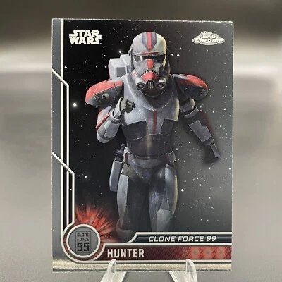 2023 Topps Chrome Star Wars #81 Hunter Bad Batch envío gratuito Foto 1 de 2