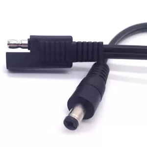 Cables machos enchufables SAE a CC de 5,5 mm x 2,1 mm para panel solar automotriz 30 cm 18 AWG - Imagen 1 de 10