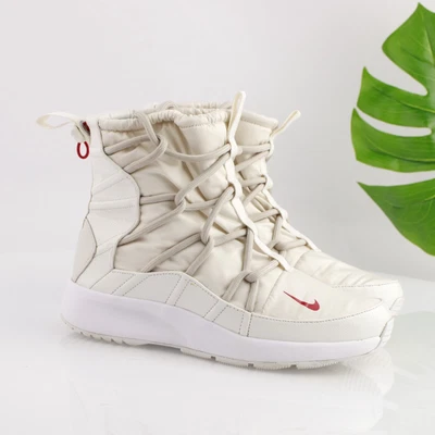 Nike Mujer Tanjun Tiro Alto Phantom Boot Zapatilla Talla 7.5 Blanco Botín con Cordones Foto 1 de 4