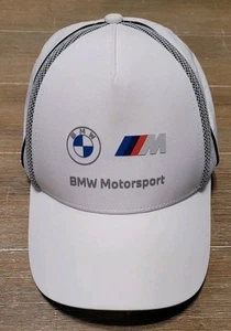 Gorra Puma X BMW Motorsports MMS BB Cap 023743-02 blanca correa de ajuste M3 M5 M8 XM - Imagen 1 de 5