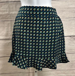 Band of the Free Colette Teal Diamond Mini Skirt Women Size XS - Picture 1 of 2