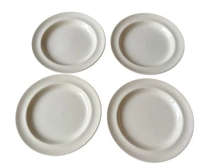 Wedgwood Queen's Ware Traditionelle Einfache Brot/Beilagen Teller 4er Set Cremeweiß 8" - Bild 1 von 10