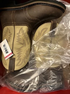 Justin boot Company superintendent золотисто-коричневый стиль водяного буйвола SE 4660/10,5 - Изображение 1 из 4