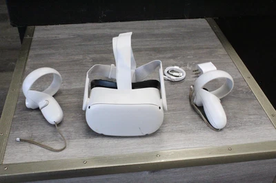 Oculus Quest 2 64GB Advanced All-in-one VR Headset – White w/2 Controllers - Image 1 of 4