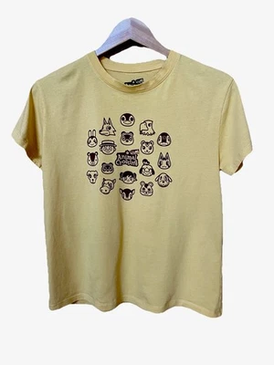 Camiseta New Horizons Animal Crossing Amarilla Talla Pequeña 100% Algodón Foto 1 de 4