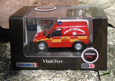 Oxford Fire 1/76 Ford Transit Connect - Cork City Fire Brigade 76FTC003 - Image 1 of 4