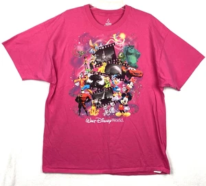 Camiseta Disneyland Resort Walt Disney World Hanes Gráfico Grande Talla 2XL Rosa - Imagen 1 de 7