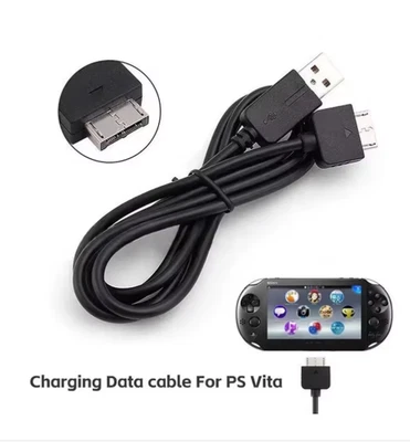 Cable cargador de datos y alimentación USB 2 en 1 para PlayStation Vita 1000 (1M) Foto 1 de 4