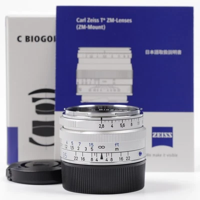 Carl Zeiss C Biogon T* 35mm F2.8 ZM Silver for Leica M [Unused] #4225J - Image 1 of 4