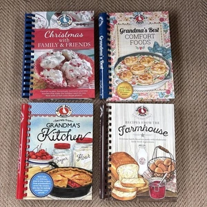 Lot Of 4 Goose Berry Patch Cookbooks Spiral Bound Hardcover Recipe Books - Picture 1 of 10