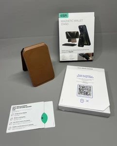 ESR MagSafe Magnetic Wallet 5 Card Holder Adjust Stand Secure Grip Finger Loop - Picture 1 of 18