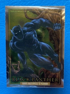 2024 Skybox Marvel Masterpieces 92 Platinum Black Panther #4 - Bild 1 von 2